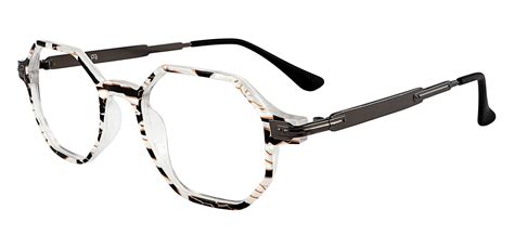 women's geometric eyeglass frames.